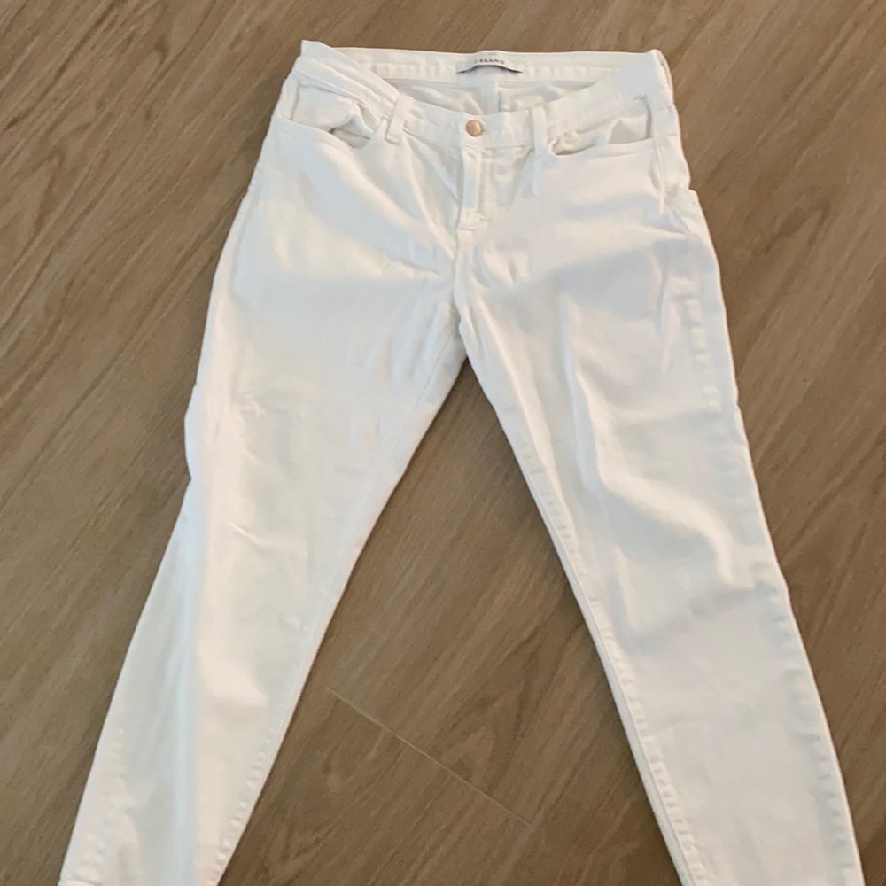 J brand white jeans 30.
